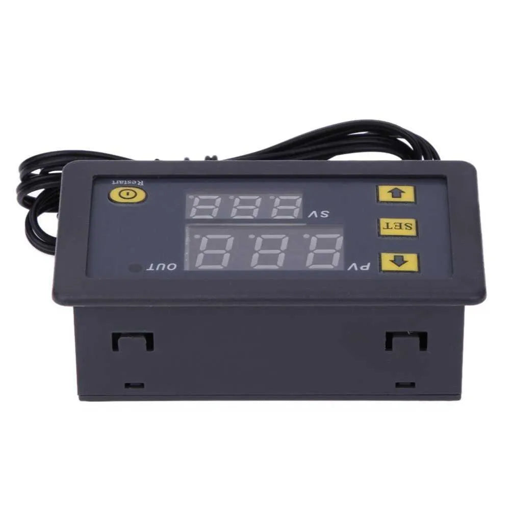 Mini controlador de temperatura digital W3230, 12 V, 24 V y 220 V, termostato, regulador de calefacción y refrigeración con sensor.